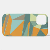 抽象芸術のバックグラウンドとカラフルの三角形 Case-Mate iPhoneケース (裏面 (横))