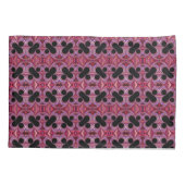 抽象芸術のパーセント記号フラクタルパターン 枕カバー (裏面)