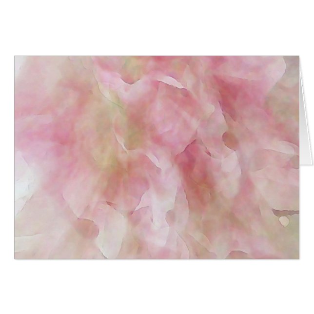 抽象芸術のピンクの花 (正面横)