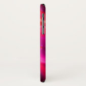 抽象芸術のフラクタルスワーズ(紫色のピンクの赤) Case-Mate iPhoneケース (裏面/左)