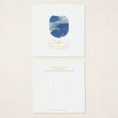 抽象芸術のヘアクリップのアクセサリー表示カード (正面&裏面)