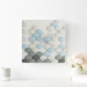 抽象芸術のペダルの柱時計 スクエア壁時計 (ホーム)