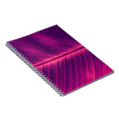 抽象芸術のヤシの葉：トーン付き静脈 ノートブック (右側)