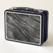 抽象芸術のランチボックス メタルランチボックス (裏面)