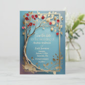 抽象芸術のリンゴ結婚の木 セーブザデート (スタンド正面)