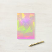 抽象芸術の三角形と長方形 ポストイット (デスク上)