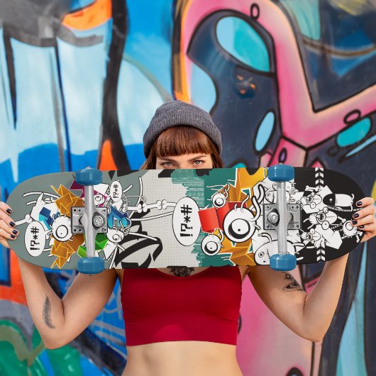 抽象芸術の世界コンクリートジャングル スケートボード