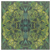 抽象芸術の人とスケルトンの幾何学芸術 ファブリック (見本)