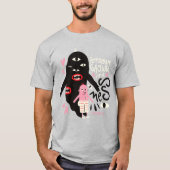 抽象芸術の個体成長 Tシャツ (正面)