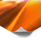 抽象芸術の光と効果 ポスター (角)