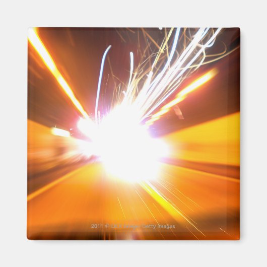 抽象芸術の光と効果 マグネット (正面)