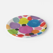 抽象芸術の円のあいさつ ペーパープレート (アングル)