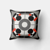 抽象芸術の円形 クッション (裏面)