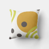 抽象芸術の円 クッション (裏面)