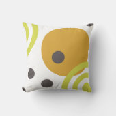 抽象芸術の円 クッション (正面)