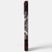 抽象芸術の冬の幾何学的パターン Case-Mate iPhoneケース (裏面 / 左)