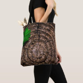 抽象芸術の切り株 トートバッグ (クローズアップ)