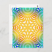 抽象芸術の半径線： ポストカード (正面/裏面)