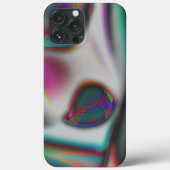 抽象芸術の口サイケデリックを柔らかくぼやけする Case-Mate iPhoneケース (裏面)