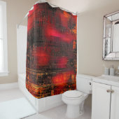 抽象芸術の古い背景または色あグランジせしたテクスチャW シャワーカーテン (インサイチュ)