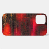 抽象芸術の古い背景または色あグランジせしたテクスチャW Case-Mate iPhoneケース (裏面 (横))
