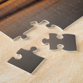 抽象芸術の夕暮れ時の海景 ジグソーパズル (側面)