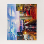 抽象芸術の夜明けの写真家 ジグソーパズル (縦)