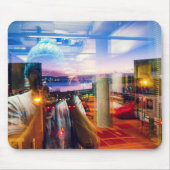 抽象芸術の夜明けの写真家 マウスパッド (正面)
