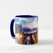 抽象芸術の夜明けの写真家 マグカップ (正面左)