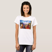抽象芸術の夜明けの写真家 Tシャツ (正面フル)