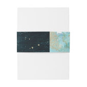 抽象芸術の天体の結婚色 招待状ベリーバンド (裏面例)