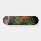 抽象芸術の宇宙の炎 スケートボード (横)