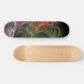 抽象芸術の宇宙の炎 スケートボード (横)