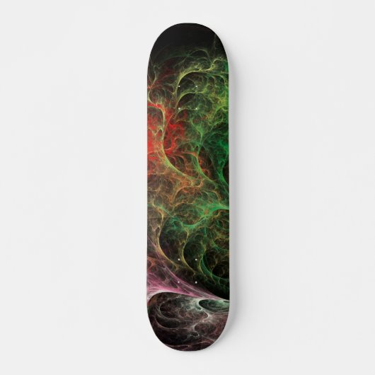 抽象芸術の宇宙の炎 スケートボード (正面)