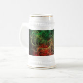抽象芸術の宇宙の炎 ビールジョッキ (正面左)