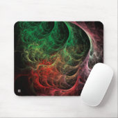抽象芸術の宇宙の炎 マウスパッド (マウス)