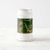 抽象芸術の宇宙花 ビールジョッキ (中央)