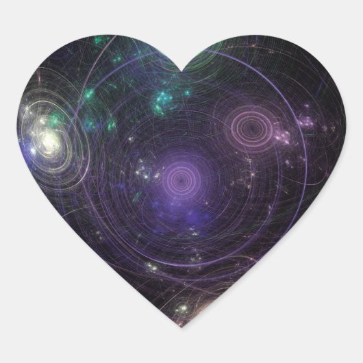 抽象芸術の宇宙 ハートシール (正面)