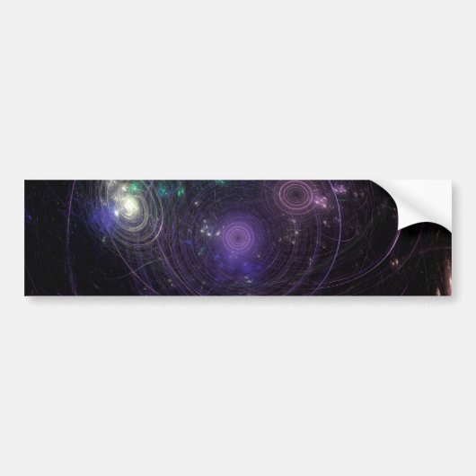 抽象芸術の宇宙 バンパーステッカー (正面)