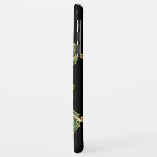 抽象芸術の宝石による青い緑のオパール効果 Case-Mate iPhoneケース (裏面/左)