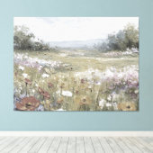 抽象芸術の家モダン庭 キャンバスプリント (インサイチュ (ウッドフロア))