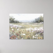 抽象芸術の家モダン庭 キャンバスプリント (正面)