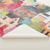 抽象芸術の家：水の色シームレスな背景。 シェルパブランケット (3/4)