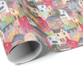 抽象芸術の家：水の色シームレスな背景。 ラッピングペーパー (ロールコーナー)