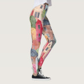 抽象芸術の家：水の色シームレスな背景。 レギンス (右)