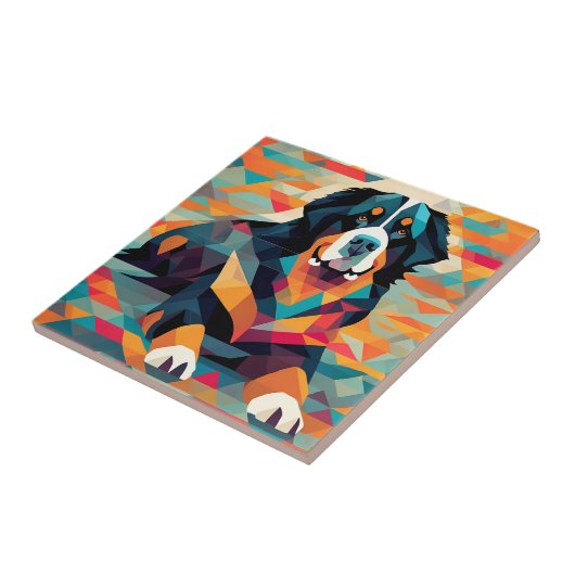 抽象芸術の寝台山 タイル (側面)