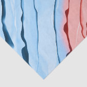 抽象芸術の層状ネクタイ染色ブルーピンク工芸品 薄葉紙 (詳細)