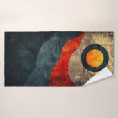 抽象芸術の山：巧みなビーチタオル バスタオル (バスタオル)