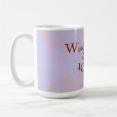 抽象芸術の平静の祈りの言葉Wordle コーヒーマグカップ (左)