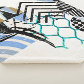 抽象芸術の幾何円の背景グランジ,  シェルパブランケット (3/4)